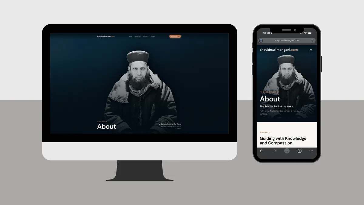 Shaykh Suliman Gani website